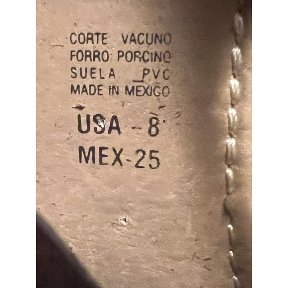 Mexican Huaraches Leather Handmade Woven Flats,‎ Sandals Woman's Sz 8 Brown - Picture 14 of 14